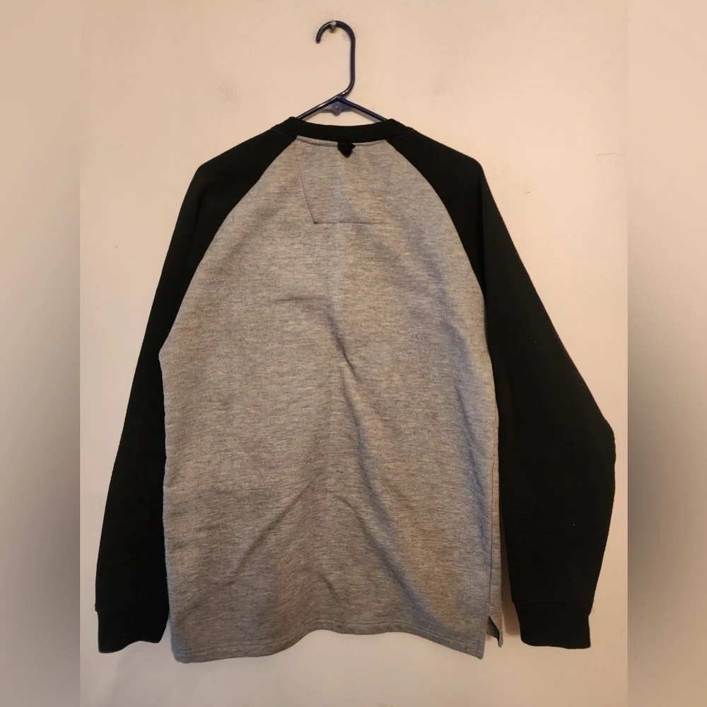 Sahara club grey and black heavy weight long sleeve shirt Size mens large